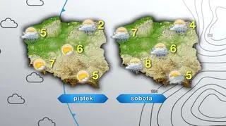 Prognoza pogody na piątek i sobotę