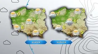 Prognoza pogody na piątek i sobotę