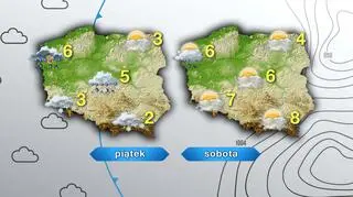Prognoza pogody na piątek i sobotę