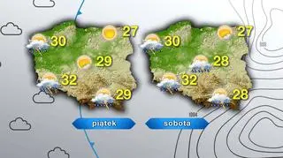Prognoza pogody na piątek i sobotę