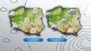 Prognoza pogody na sobotę i niedzielę