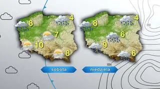 Prognoza pogody na sobotę i niedzielę