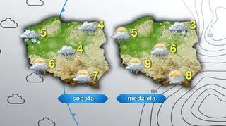 Prognoza pogody na sobotę i niedzielę 