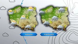 Prognoza pogody na sobotę i Wigilię