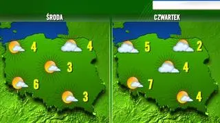 Prognoza pogody na środę i czwartek (23.11, 24.11)
