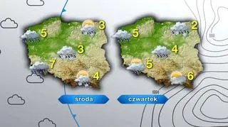 Prognoza pogody na środę i czwartek
