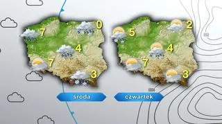 Prognoza pogody na środę i czwartek