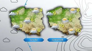 Prognoza pogody na środę i czwartek