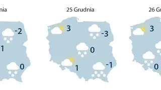 Prognoza pogody na Wigilię i Boże Narodzenie