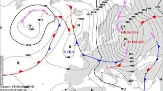   Prognoza pola barycznego na niedzielę 29.10.2017 