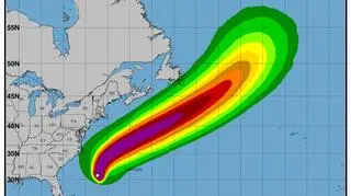 Prognoza prędkości wiatru (NOAA)