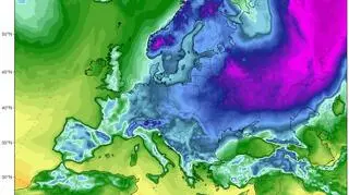 Prognoza temp. na czwartek 9 lutego (University of Maine)