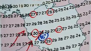 Prognoza temperatury dla Polski na środę