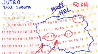 Prognoza temperatury na sobotę dla Polski 