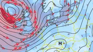 Prognoza wiatru w Europie (niederschalgsradar.de)
