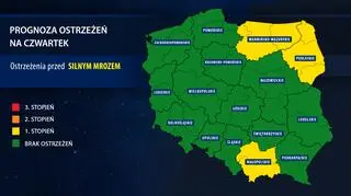 Prognoza zagrożeń na czwartek
