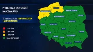 Prognoza zagrożeń na czwartek