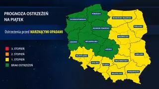 Prognoza zagrożeń na piątek