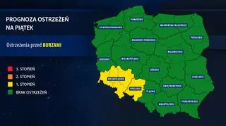 Prognoza zagrożeń na piątek