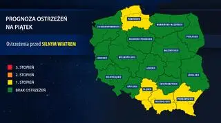 Prognoza zagrożeń na piątek