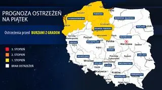 Prognoza zagrożeń na piątek