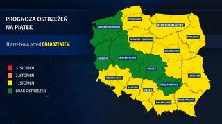 Prognoza zagrożeń na piątek