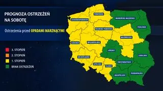 Prognoza zagrożeń na sobotę