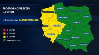 Prognoza zagrożeń na środę