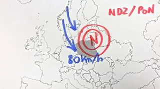 Prognozowana na poniedziałek sytuacja pogodowa