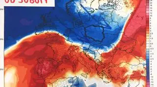 Prognozowane odchylenie temperatury od średniej (tropicaltidbits.com)