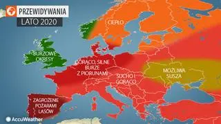 Prognozy amerykańskich meteorologów na lato 2020 (tvnmeteo