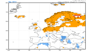 Prognozy odchyleń temperatury dla września