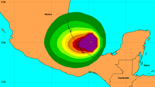 Przewidywana prędkość wiatru (NOAA)