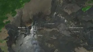  Pu’u ’O’o  sfotografowane przez Advanced Land Imager/USGS