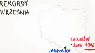 Rekordowa temperatura we wrześniu w Polsce