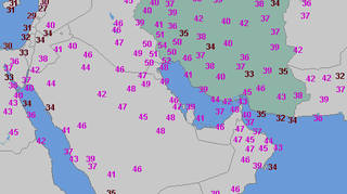 Rekordowe temperatury w Iranie (wetteronline.de)