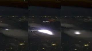 Rozbłysk Duszka najlepiej widać z ISS; 30 kwietnia 2012 (NASA)