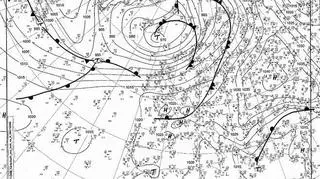 Rozkład ośrodków ciśnienia nad Europą
