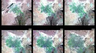 Rozrost Las Vegas w latach 1984-2009 (NASA)