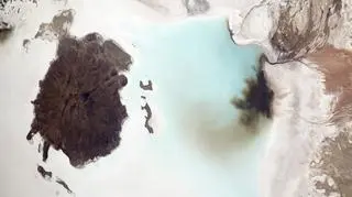 Salar de Coipasa w Boliwii, zdjęcie z 20 września 2012 roku (NASA)