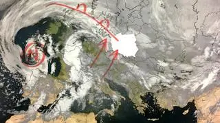Satelitarny obraz Europy