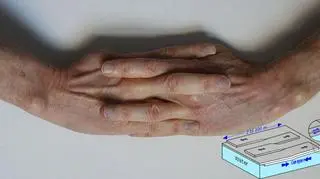 Schemat zjawiska "finger rafting"