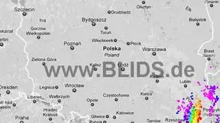 Ścieżka burz nad Polską (godz