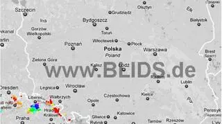 Ścieżka burz nad Polską (godz