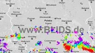 Ścieżka burz nad Polską (godz