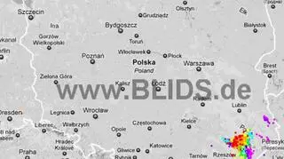 Ścieżka burz nad Polską (godz