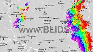 Ścieżka burz nad Polską (godz