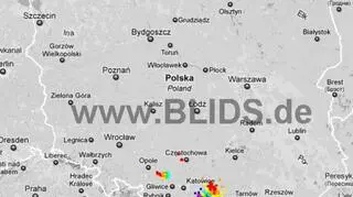 Ścieżka burz nad Polską (godz