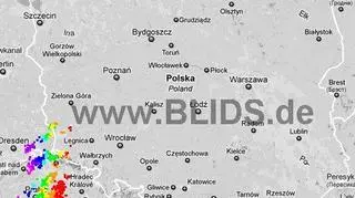 Ścieżka burz nad Polską (godz