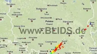 Ścieżka burz nad Polską (godz